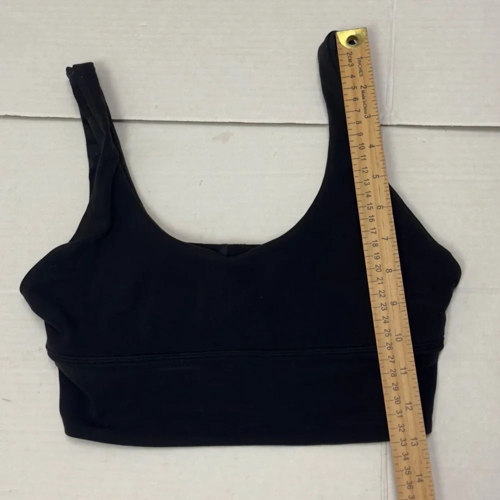 Lululemon Align Reversible Bra 8 Black Camo Nulu Yoga Sport Yoga Athleisure